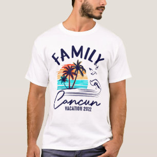 CANCUN MEXICO 2022 Vacation Beach Matching Family T-shirt