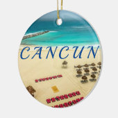 Cancun Mexico Ceramic Ornament (Links)