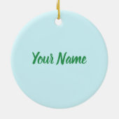 Cancun Mexico Dancing Cactus  Tequila Keramisch Ornament (Achterkant)