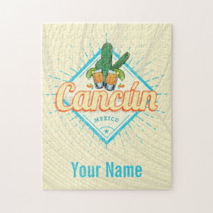Cancun Mexico Dancing Cactus Tequila Legpuzzel
