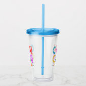 Cancun Mexico Group Vacation Adventure Acryl Drinkbeker (Rechts)