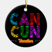 Cancun Mexico Group Vacation Adventure Keramisch Ornament (Voorkant)