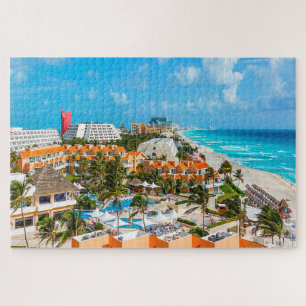 Cancun Mexico. Jigzaag Puzzle Legpuzzel