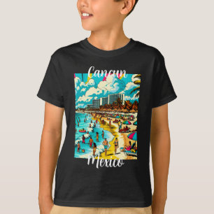 Cancun, Mexico met een Pop Art Vibe T-shirt