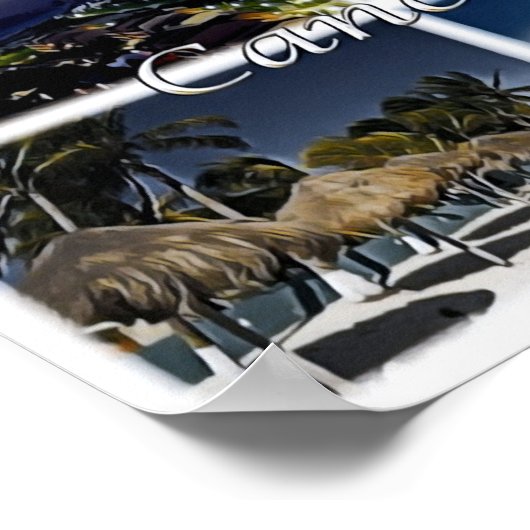 Cancun - Mexico - Mozaïek - Poster (Hoek)