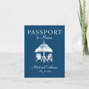 Cancun Mexico Passport Wedding