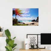 Cancun Mexico Poster (Thuiskantoor)