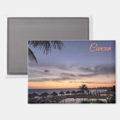 Cancun Mexico Souvenir Magnet (Recto/Verso)