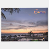 Cancun Mexico Souvenir Magnet Magneet (Voorkant)