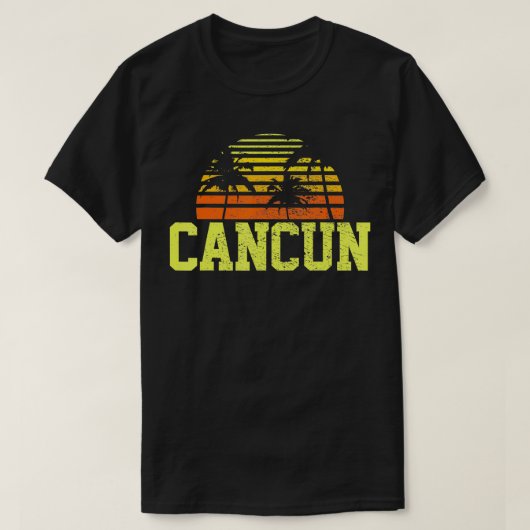 Cancun Mexico T-shirt (Design voorkant)