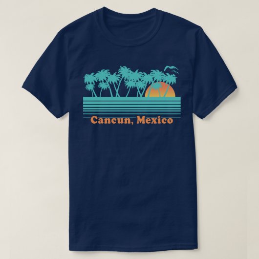 Cancun Mexico T-shirt (Design voorkant)