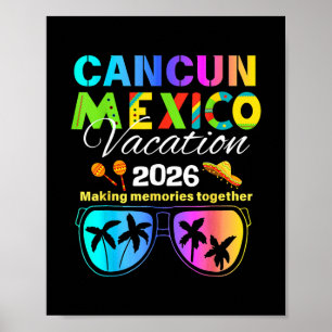 Cancun Mexico Vakantie Strand 2026 Reis Groep Poster