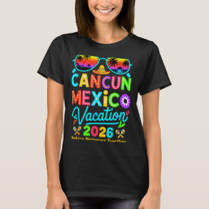 Cancun mexico vakantie strand 2026 reis matching t-shirt