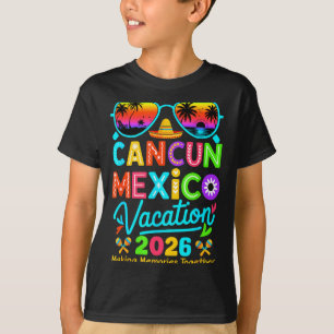 Cancun mexico vakantie strand 2026 trip overeenkom t-shirt