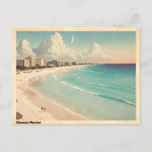 Cancun Mexico Vintage Reizen Briefkaart
