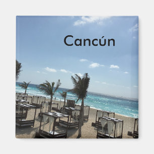 Cancún (Mexique) - aimant carré de 2 pouces