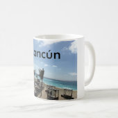 Cancún (Mexique) - Blanc 11 oz Classique Mug Bla (Devant droit)