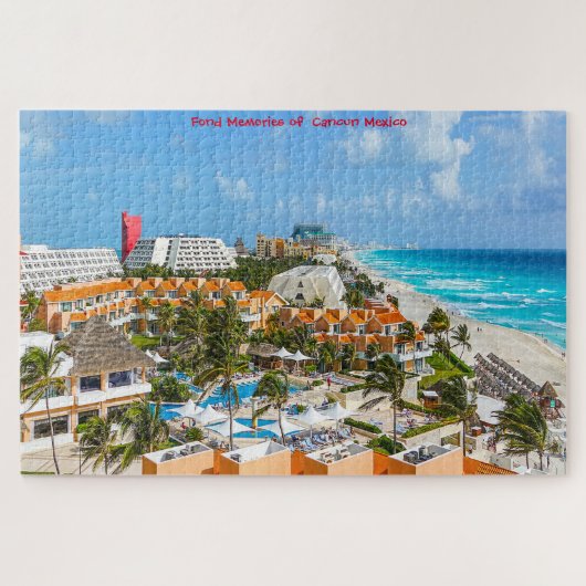 Cancun Mexique. Puzzle (Horizontal)