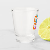 Cancun Pop Art Letters Shot Glas (Links)