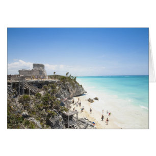 Cancun, Quintana Roo, Mexique - Ruines sur une col