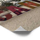 Cancun Sign - Playa Delfine, Mexico-Poster Poster (Hoek)