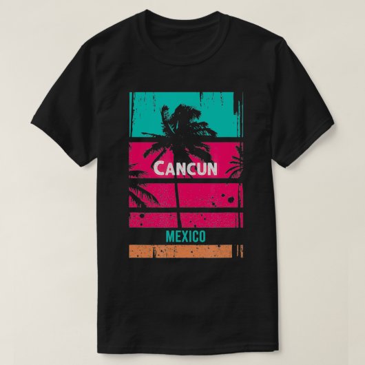 Cancun Souvenir Mexico Herinder T-shirt (Design voorkant)