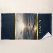 Cancun Sunrise Strandlaken (Voorkant)