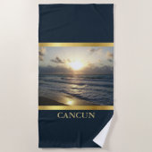Cancun Sunrise Strandlaken (Voorkant)