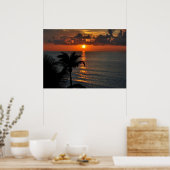 Cancun Sunset Poster (Keuken)