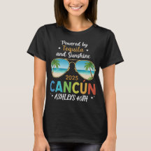 Cancun Verjaardagsreis Shirt – Aangepaste naam & l