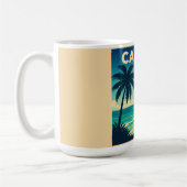 Cancun Vintage Travel Poster Mug (Gauche)