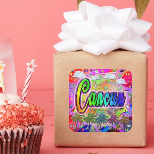 Cancun Vista Express Sticker (Feest)