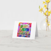 Cancun Vista Express Wenskaart Kaart (Gele Bloem)