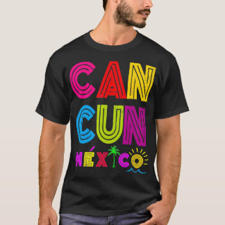 Cancun voor Vrouwen Mannen Kinder Schattigee Bijpa T-shirt
