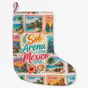 Cancun Zon Zand Mexico Mooie Stranden Tropisch Kleine Kerstsok