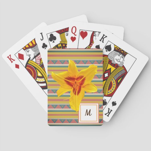 Canda Lilly Colorful Custom Spellards Pokerkaarten (Achterkant)