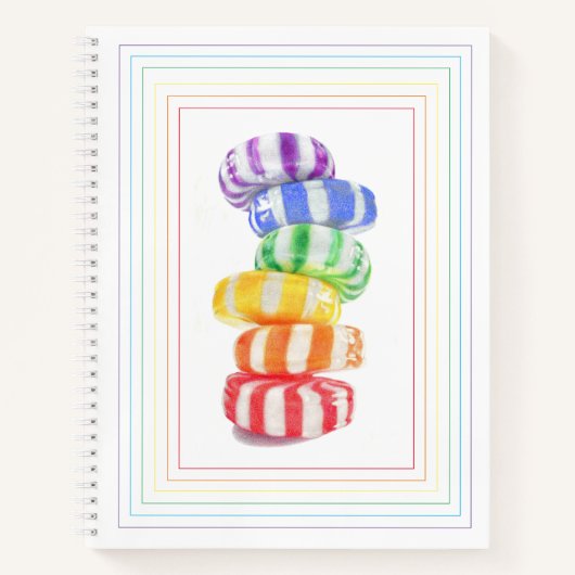 CANDÉ EN COURSE 8,5x11 Carnet spiral (Devant)