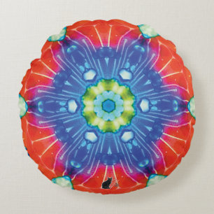 Canded Kaleidoscope Rond Kussen