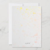 Candelabra Diner Uitnodigingen (Achterkant)