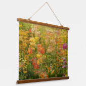 Candelabra Primula Bloemen Tapestry Hangend Wandkleed (Gebogen)