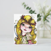 Candi Cane Fairy Briefkaart (Staand voorkant)