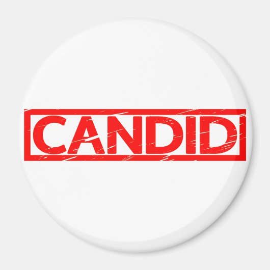 Candid Stamp Magneet (Voorkant)