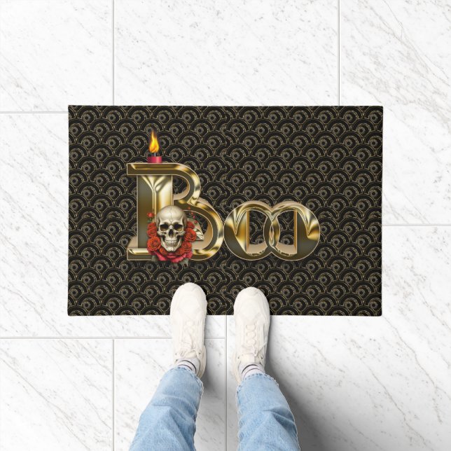 Candle Boo Halloween Doormat Deurmat (Binnen)