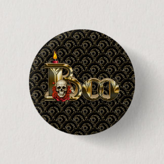 Candle Boo Halloween Knop Ronde Button 3,2 Cm