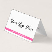 Candle Care & Customer Merci Carte de visite plié (Devant)