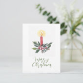 Candle Christmas Kaart (Staand voorkant)