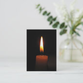 Candle Flame ATC Visitekaartje (Staand voorkant)