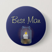 Candle Mason Jar Button (Voorkant)