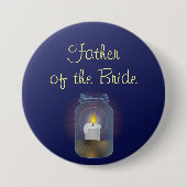 Candle Mason Jar Button (Voorkant)