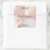 Candle modern abstract product label potje label (Tas)